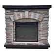 LIVILAND 36 in. Freestanding Electric Fireplace in Gray