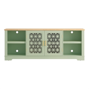 LIVILAND 70 in. TV Stand Media Console for TV up to 75 in. - Green