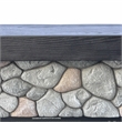 LIVILAND 44 in. Freestanding Electric Fireplace in Cool Gray Stone