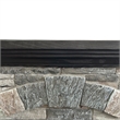 LIVILAND 40 in. Magnesium Oxide Freestanding Electric Fireplace in Gray
