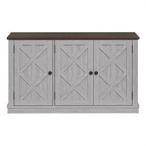 LIVILAND 48 in. TV Stand Media Console for TV up to 53 in. - Off White