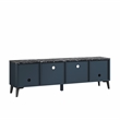 LIVILAND Engineered Wood & Marble TV Stands For TVs Upto 75