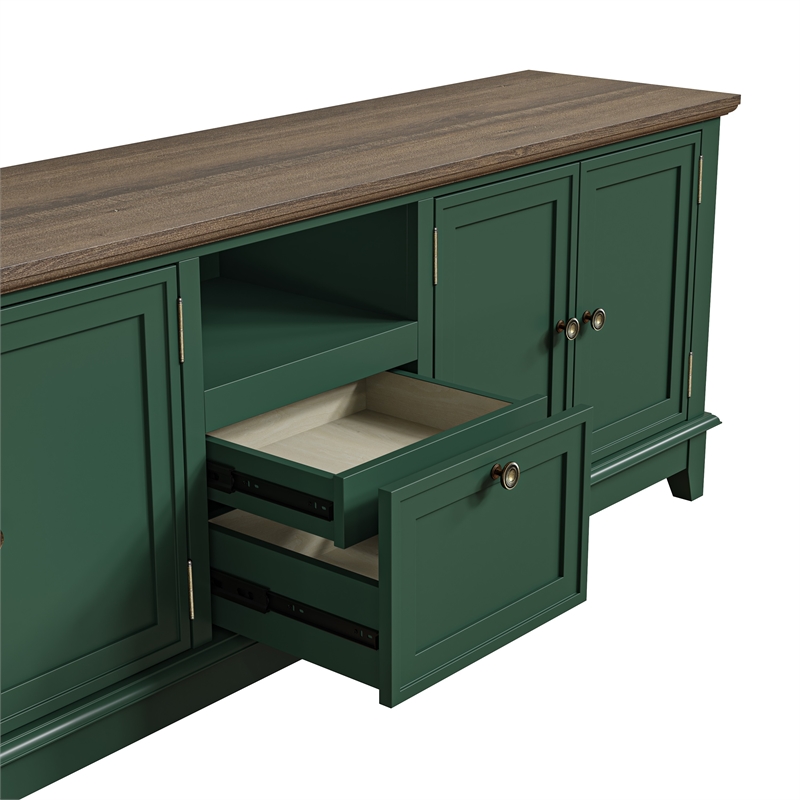 LIVILAND Farmhouse TV Stand for TVs up to 75