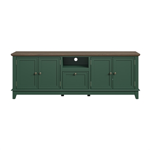 LIVILAND Farmhouse TV Stand for TVs up to 75&quot in Green