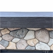 LIVILAND 44 in. Freestanding Electric Fireplace in Warm Beige Stone