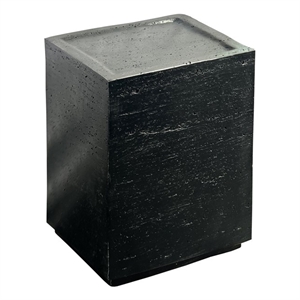 LIVILAND 14.2&quot Indoor/Outdoor Accent Table - Black