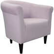 Fox Hill Trading Marlee Traditional Fabric Club Chair in Light Pink
