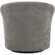 Fox Hill Trading Marlee Traditional Polyester Fabric Club Chair in Gray