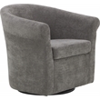 Fox Hill Trading Marlee Traditional Polyester Fabric Club Chair in Gray
