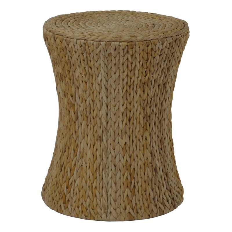 Gallerie Decor Bali Breeze Transitional Wood Accent Table in Natural