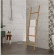 Gallerie Decor Natural Spa Transitional Bamboo Towel Ladder in Natural