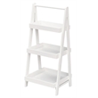 Gallerie Decor Natural Spa Transitional Bamboo Vanity Valet in White