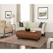Gallerie Decor Bali Breeze Rectangular Transitional Wood Coffee Table in Gold