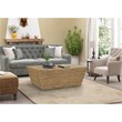 Gallerie Decor Fiji Rectangle Tapered Transitional Wood Coffee Table in Natural