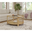 Gallerie Decor Bimini Transitional Rattan Coffee Table in Natural