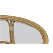 Gallerie Decor Bimini Transitional Rattan Coffee Table in Natural