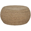 Gallerie Decor Fiji Round Transitional Wood Coffee Table in Natural