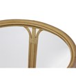 Gallerie Decor Bimini Transitional Rattan/Glass Side Table in Natural