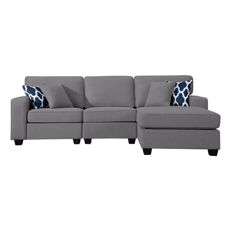 Legend Vansen Fabric Flexible Combination Module Reversible Sectional Sofa