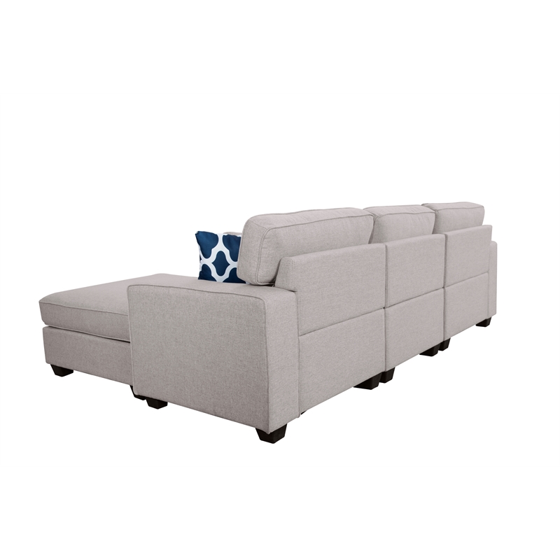 Legend Vansen Fabric Flexible Combination Module Reversible Sectional Sofa