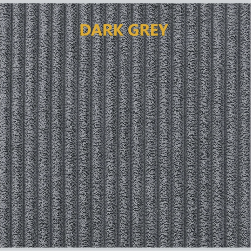 7 PCS Corduroy Flexible Combination Sectional Sofa Dark Grey