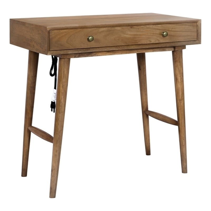 Casartis Living Nordlyn Home Office Desk in Honey Brown