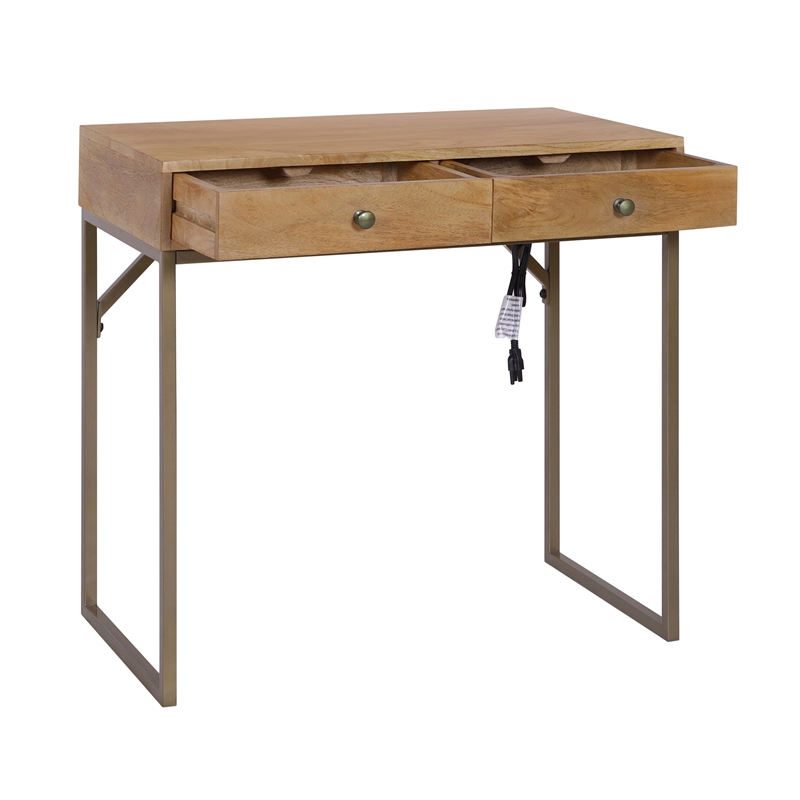 Casartis Living Linden Modular Desk  in Sunshine Finish