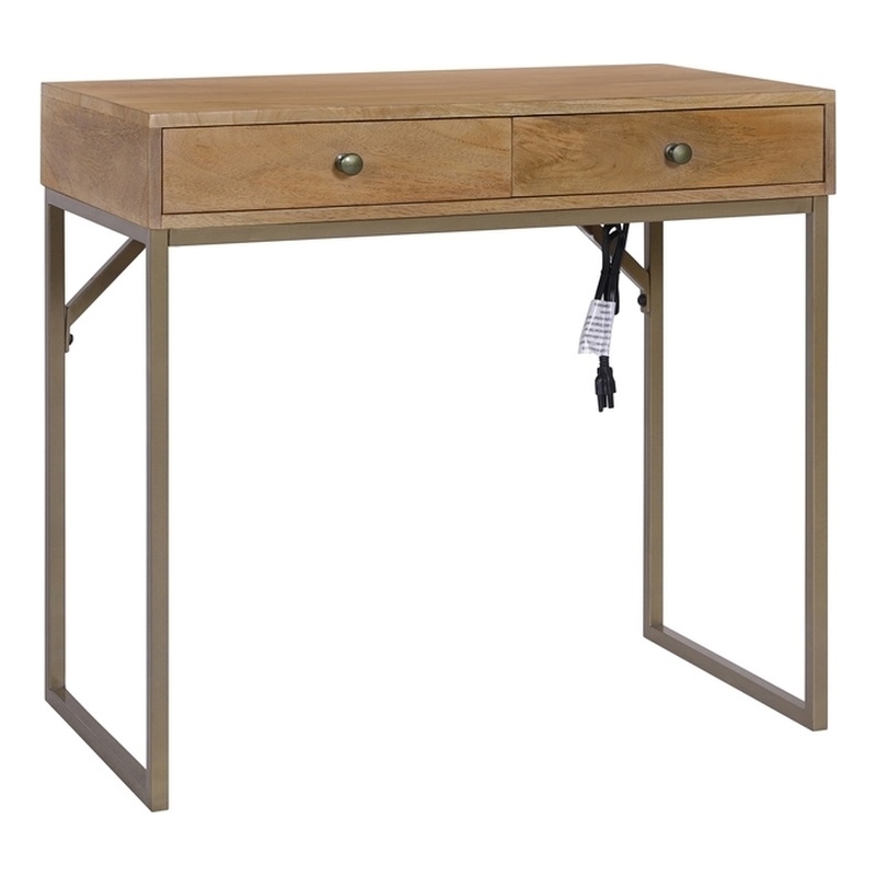 Casartis Living Linden Modular Desk  in Sunshine Finish