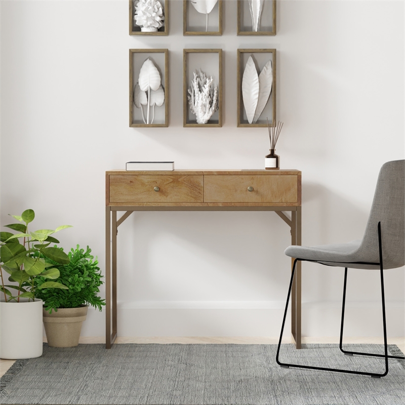 Casartis Living Linden Modular Desk  in Sunshine Finish
