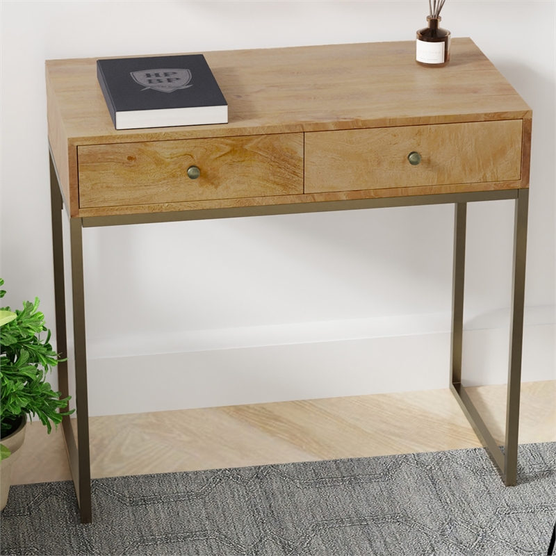 Casartis Living Linden Modular Desk  in Sunshine Finish