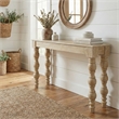 Casartis Living French Country Solid Mango Wood Console Table in Rustic Natural