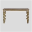 Casartis Living French Country Solid Mango Wood Console Table in Rustic Natural