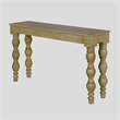Casartis Living French Country Solid Mango Wood Console Table in Rustic Natural