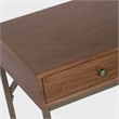 Casartis Living Linden Modular Solid Wood Writing Desk in Walnut