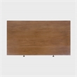Casartis Living Linden Modular Solid Wood Writing Desk in Walnut
