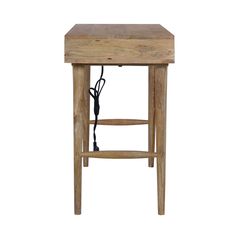 Casartis Living Nordlyn Solid Wood Home Office Desk in Wheatfield