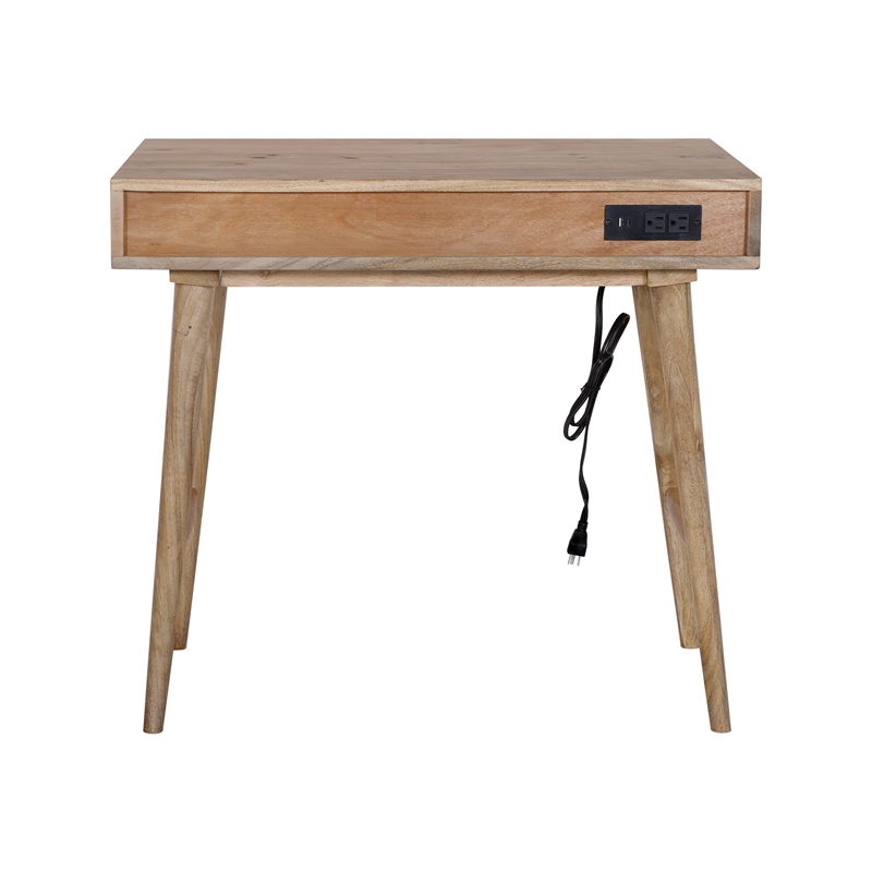 Casartis Living Nordlyn Solid Wood Home Office Desk in Wheatfield