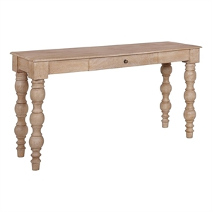 Casartis Living French Country 60&quot Console with Drawer in Rustic Natural