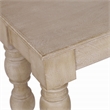 Casartis Living French Country Wood Side Table with Drawer in Rustic Natural