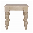 Casartis Living French Country Wood Side Table with Drawer in Rustic Natural