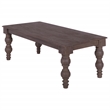 Casartis Living French Country  Solid Wood Coffee Table in Coffee Brown