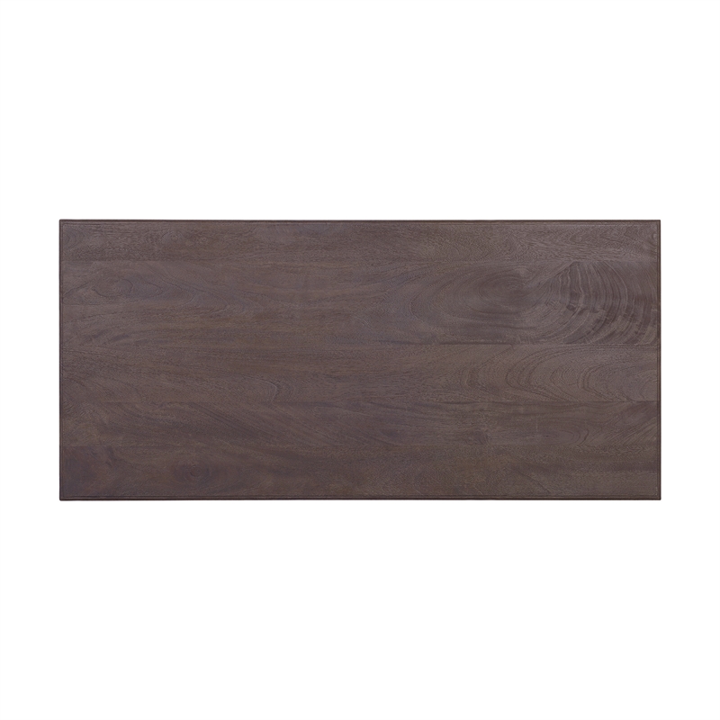 Casartis Living French Country  Solid Wood Coffee Table in Coffee Brown