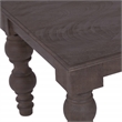 Casartis Living French Country  Solid Wood Coffee Table in Coffee Brown