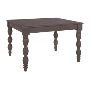Casartis Living French Country 48&quot Solid Wood Dining Table in Coffee Brown