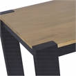 Casartis Living Axis Modern Solid Wood Dining Table in Natural and Black