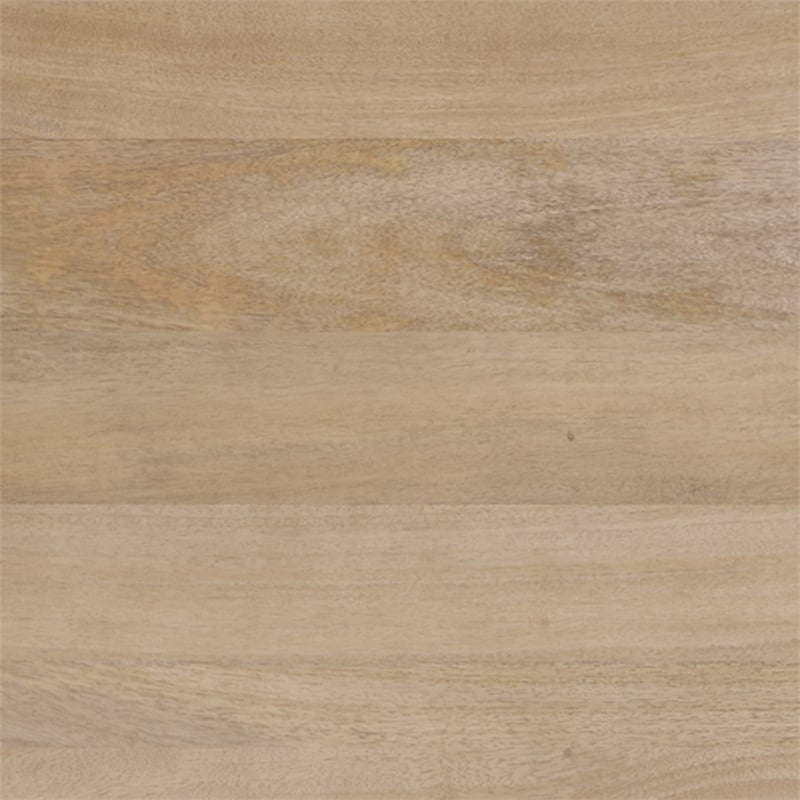 Casartis Living Axis Modern Solid Wood Dining Table in Natural and Black