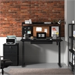 Kowo 2-Drawer Engineered Wood/Metal File Cabinet with Lock in Black