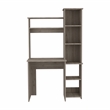 Detroit 2-Piece Office Set in Light Gray Engineered Wood
