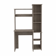 Detroit 2-Piece Office Set in Light Gray Engineered Wood