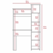 Detroit 2-Piece Office Set in Light Gray Engineered Wood